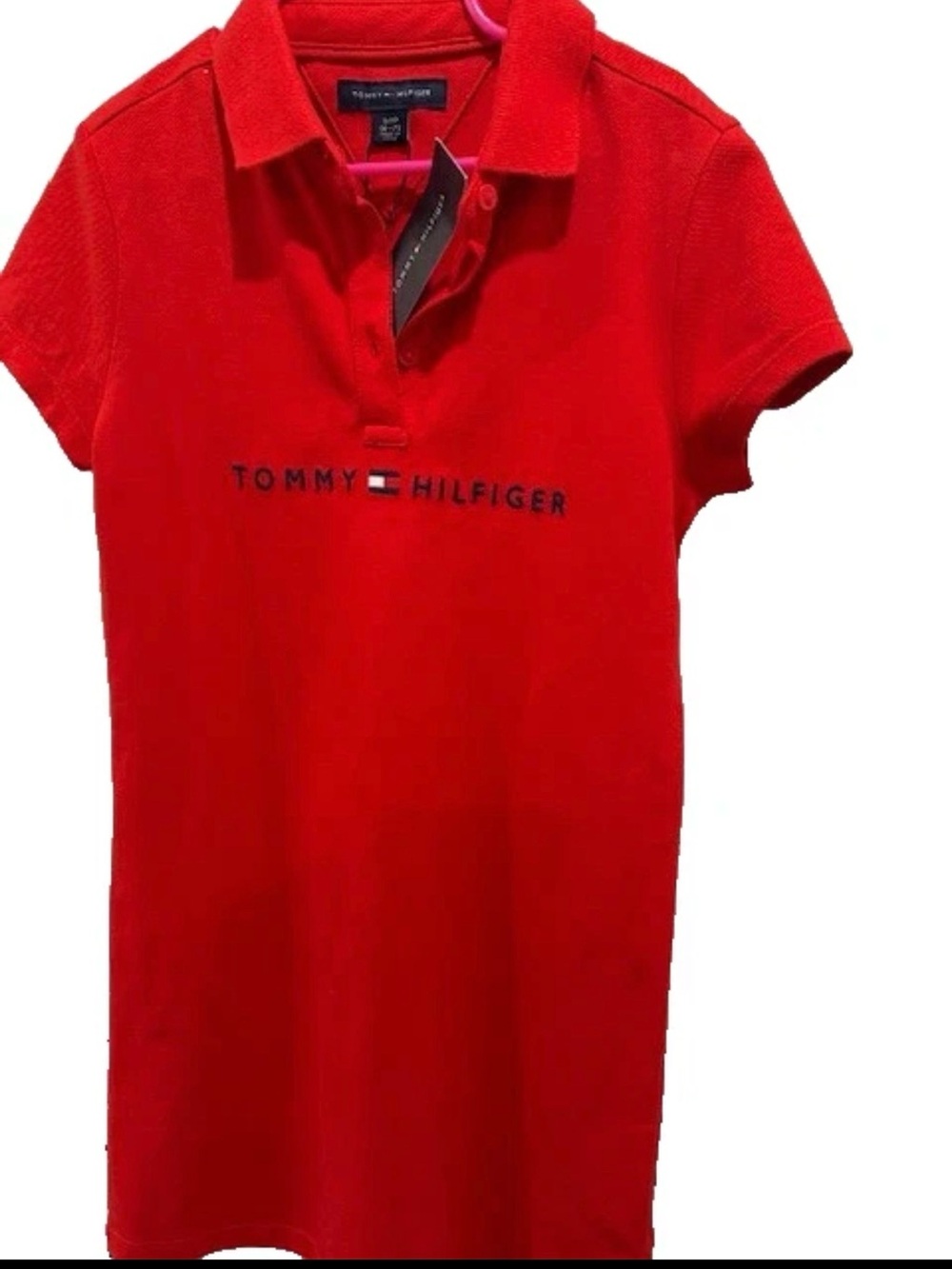 Tommy Hilfiger Red Polo Shirt Dress